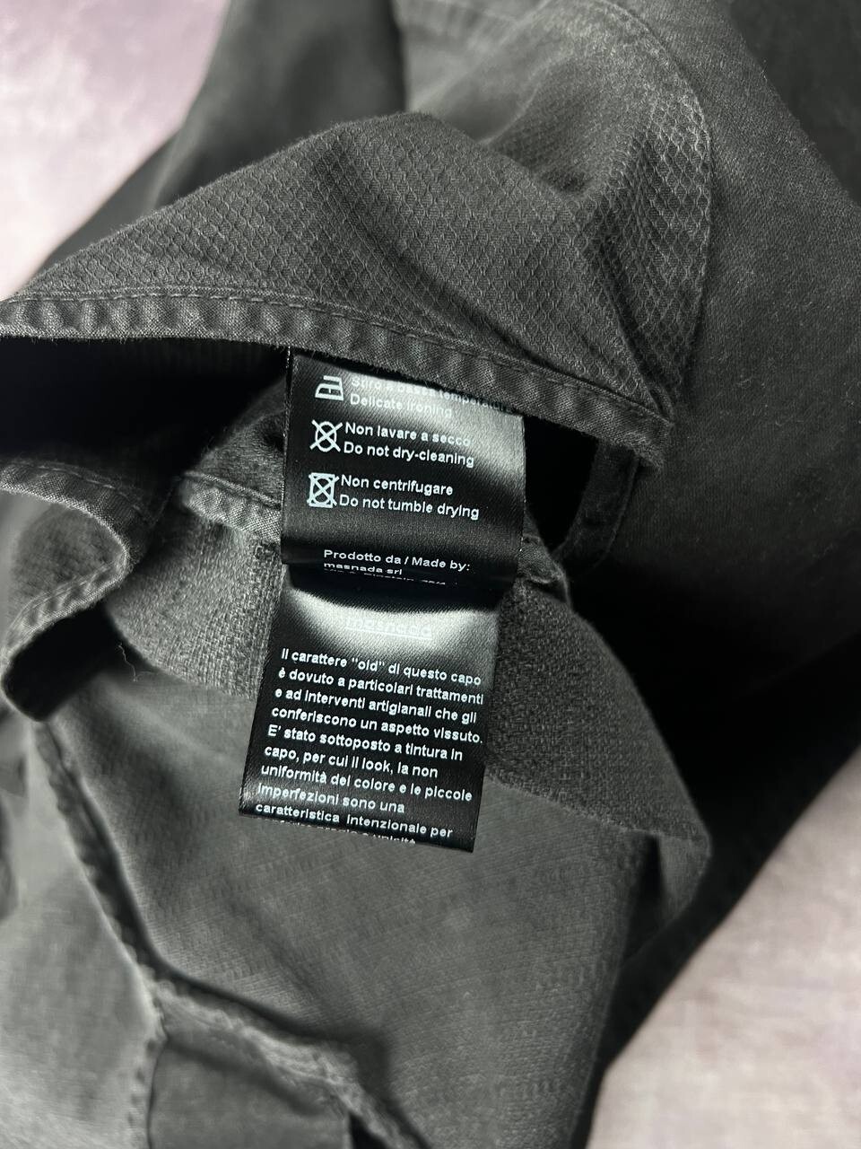 Masnada Patchwork Garment-Washed Cotton Avantgard… - image 9