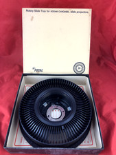 Focal 80 Carousel Rotary Slide Tray Black