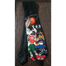 Looney Tunes Mania Bugs Bunny Basketball Neck Tie Warner Bros 1996 Vintage