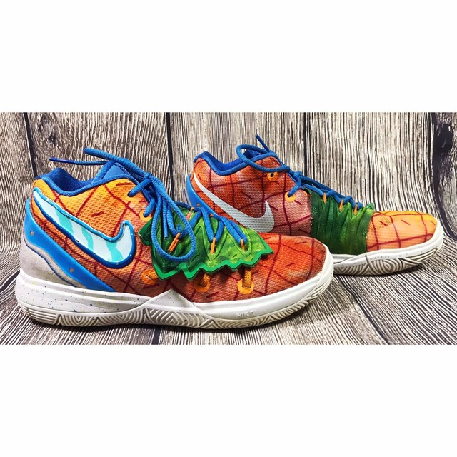 Nike Kyrie 5 PS Spongebob Pineapple House Shoes Youth Size 2.5Y CN4501-800 | eBay
