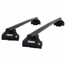Thule Steel SquareBar Evo Roof Bars fit Audi A3 8V Sportback 13-20 Closed Rail