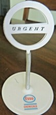 ESSO CHEMICALS, GAS & OIL CO GAS STATION SIGN POST URGENT LETTER MAIL HOLDER