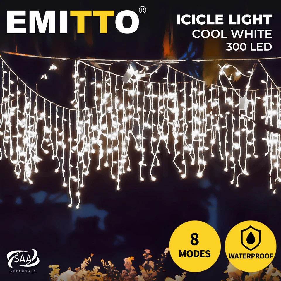 LED Fairy String Lights Curtain Xmas Outdoor Wedding Party Garden Decorations