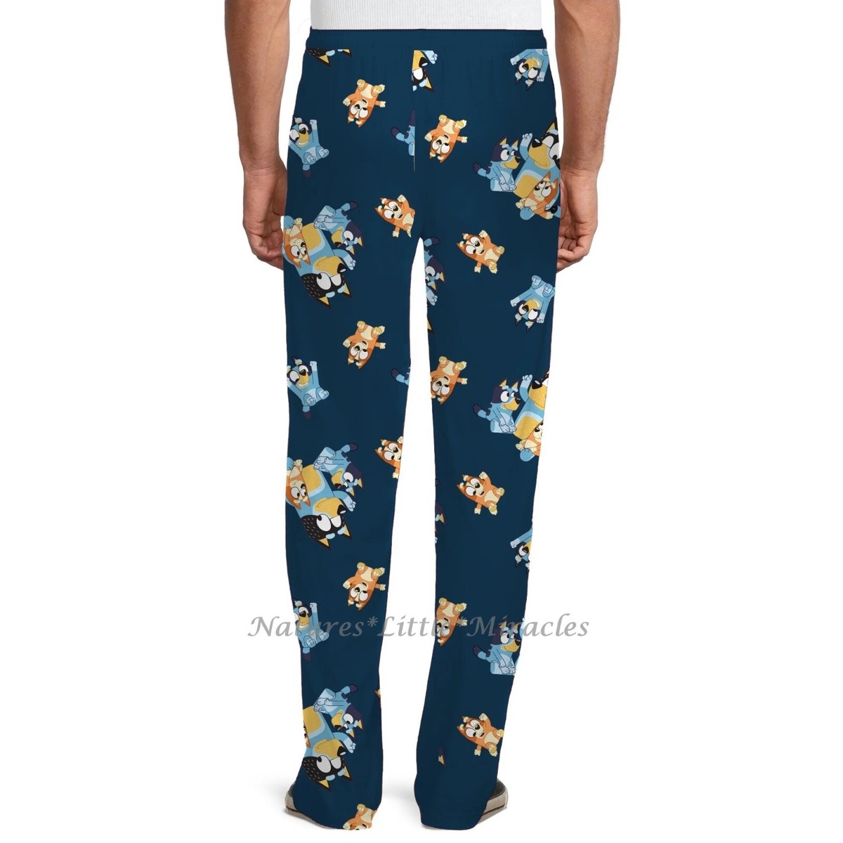 BLUEY INDIGO LOOPBACKPANTS サイズ1 新品 Bluey Pajama Pants Size S M L XL 2XL Men Womens Adult Bingo Dog