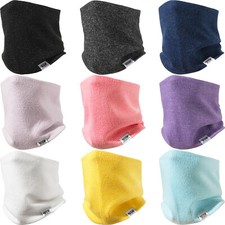 Winter Neck Gaiters Ski Mask Fashion Double Layer Knit Fleece Neck Warmer Scarf