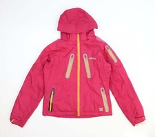 Nevica Womens Pink Biker Jacket Size 10 Zip