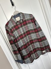 WEATHERPROOF VINTAGE Men  s Medium Flannel Plaid Shirt Button Down