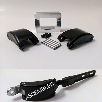 Plastic Delete - Billet BMW E30 Coupe Pop Out Rear Window Latch Rebuild Set (2)