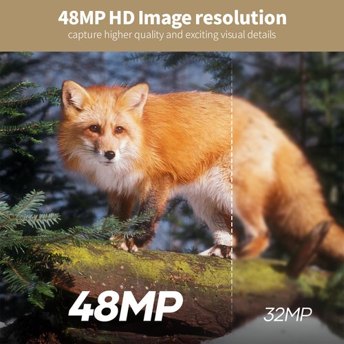 Trail Camera 2000mAh Built-in Battery Hunting Cameras Night Vision Solar panels - 第 5/6 張圖片