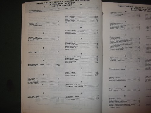 CASE 680CK CONSTRUCTION KING SERIES B BACKHOE LOADER PARTS MANUAL FACTORY - Picture 4 of 6