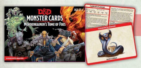 D&D 5th Edition RPG: Mordenkainen's Tome of Foes Card Deck (109