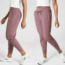 ATHLETA Attitude Pant Ruched Jogger in Volcanic Violet Purple Size 6