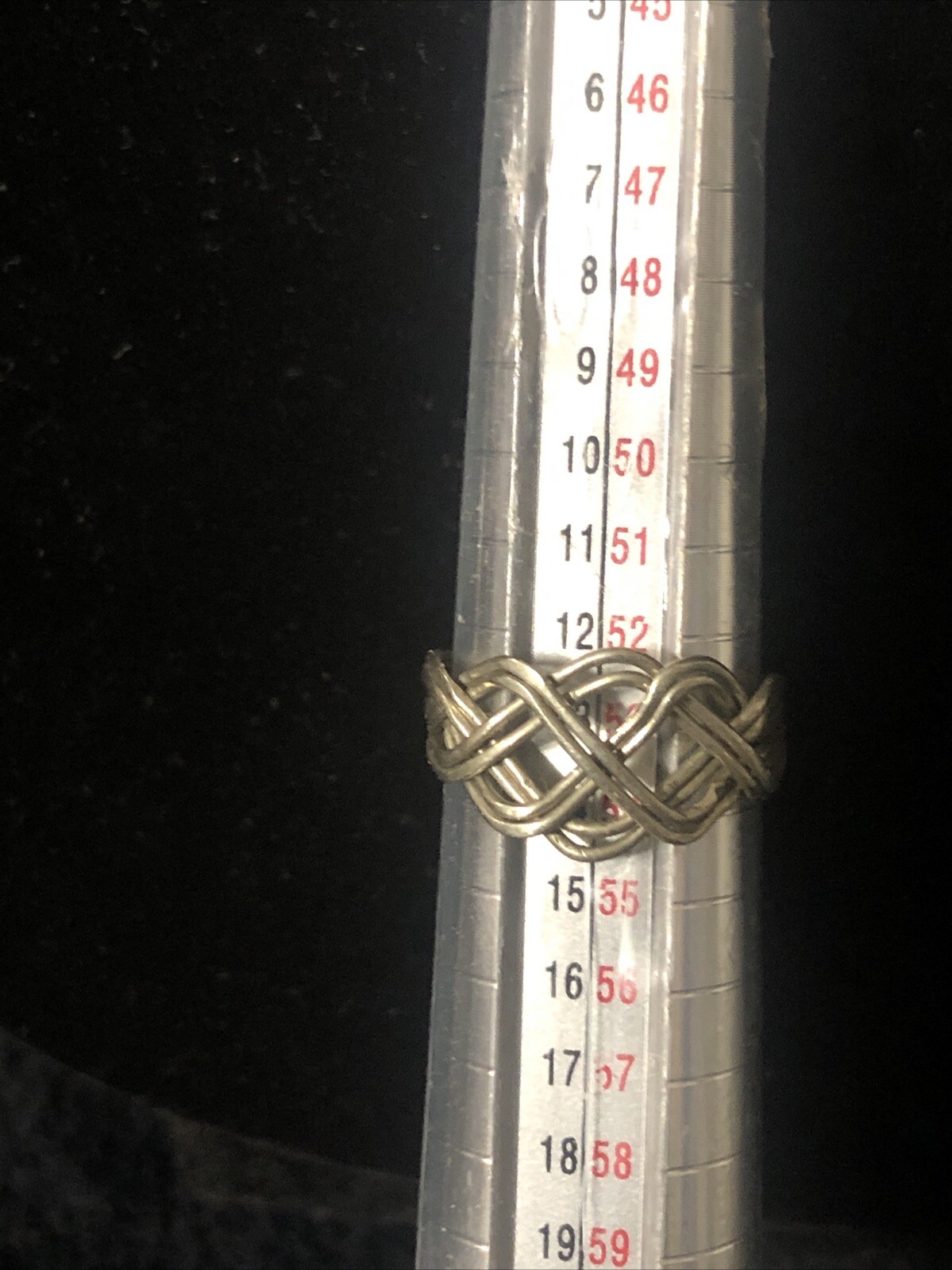 WOMAN’S HANDMADE SILVER WEAVED PATTERN ALL OCCASI… - image 6