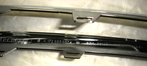 Lámpara bisel cromado moldura lateral derecha mercedes-benz a 1728850374 - Imagen 5 de 8