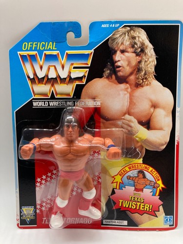 Vintage WWF Hasbro TEXAS TORNADO Series 3 MOC 1992...
