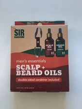 SIR Handsome MEN’s Essentials Scalp +Beard Oil  Tea Tree And Castro Oil 50mlx2