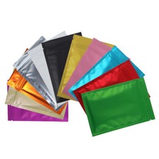 New Flat Clear/Silver/Colored Mylar QuickQlick  Bags in Variety Colors and Sizes