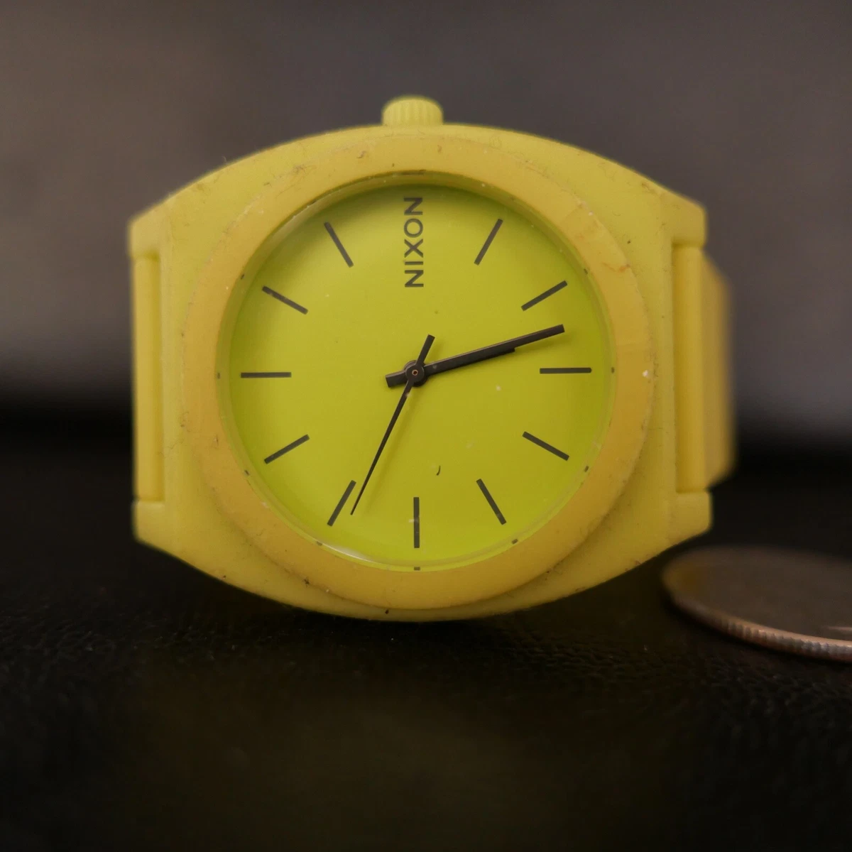 Nixon Time Teller P Watch - Neon Yellow DISCONTINUED COLOR !!! | eBay