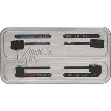 Vintage Air 48103-shq Gen Ii Horizontal Machined Face Panel Ac Controller