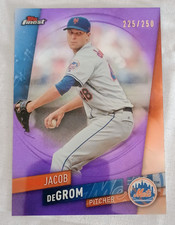 2019 Topps Finest Purple Refractor 225/250 Jacob deGrom #50