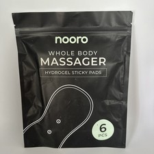 Nooro Whole Body Massager 1.0V Hydrogel Sticky Pads 6 Pieces