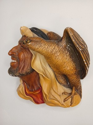 Bossons Vintage Chalkware Desert Hawks 1961 Congleton, England Head Character