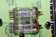 5814A / 12AU7 / ECC82 - GENERAL ELECTRIC - USA - 2 STÜCK