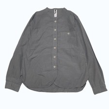 MARGARET HOWELL MHL. Cotton Band Collar Shirt...