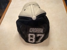 VTG NHL Pittsburgh Penguins #87 CROSBY flex  Hat , old time  hockey