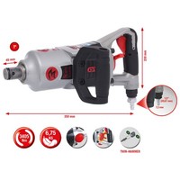 "Ks Tools 1\" Supermonster Hochleistungs-Druckluft-Schlagschrauber 3.405 Nm - 515."