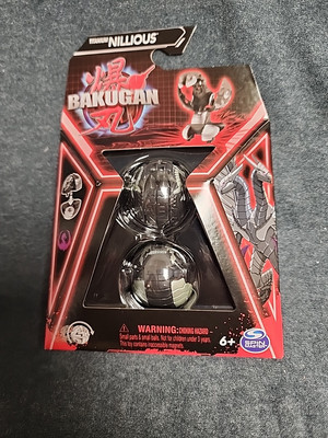 Titanium Black Nillious Figure Bakugan Gen 3