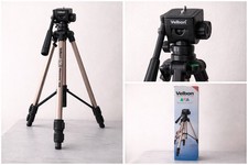 Velbon Videomate 500 Tripod Pan/Tilt Head Adjustable Legs for Camera Camcorder