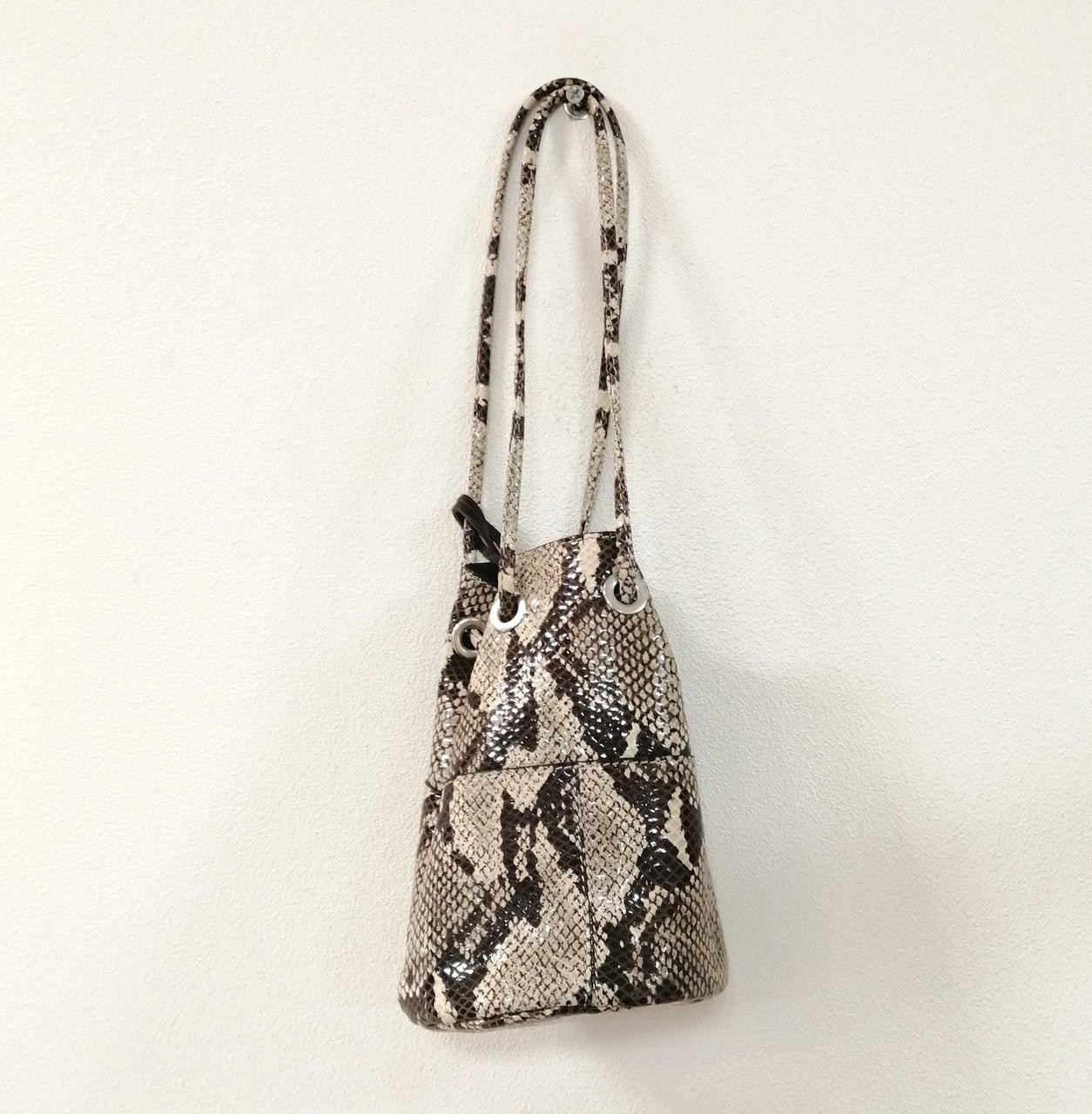 Drawstring Bag Marco Masi Model Python Pattern MA… - image 2
