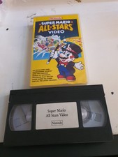 Rare 1993 VHS vintage promo Nintendo SNES NES Super Mario All Stars Video PAL gb
