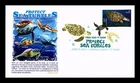 US COVER HAWSBILL PROTECT SEA TURTLES IMPERFORATE FDC PANDA CAHCET