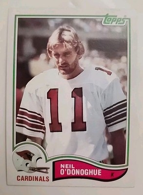 1982 Topps Football Card 474 Neil O'Donoghue St. Louis Cardinals