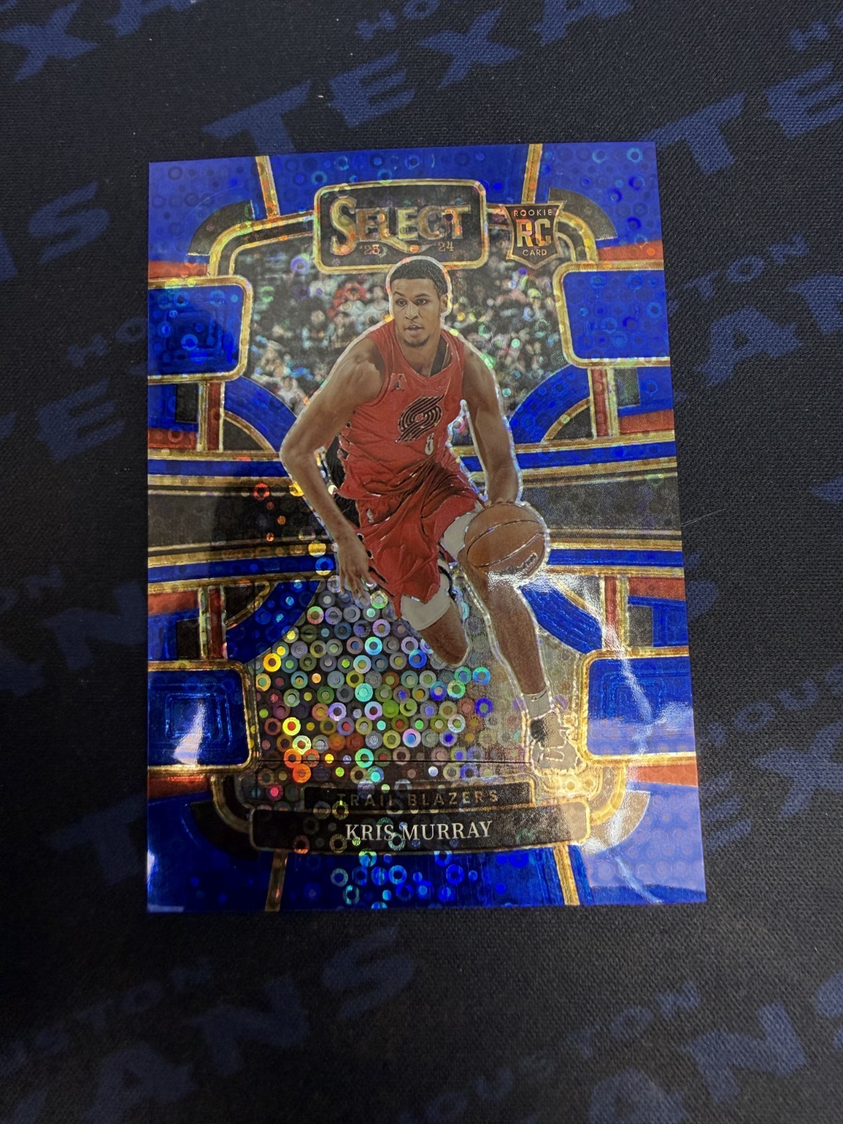 2023 Select Kris Murray Blue Disco /25 RC #91 Trail Blazers