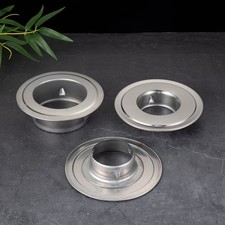 Extra Wide Stainless Steel Decorative Cover for Large Diameter Exhaust Pipe