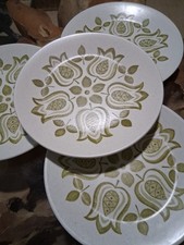 J&G Meakin Maidstone Tulip Time Side Plates X 4 Immaculate Condition 