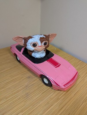 Vintage 1984 Gremlins Gizmo Driving Car Pink Chevrolet Corvette ERTL Warner Bros