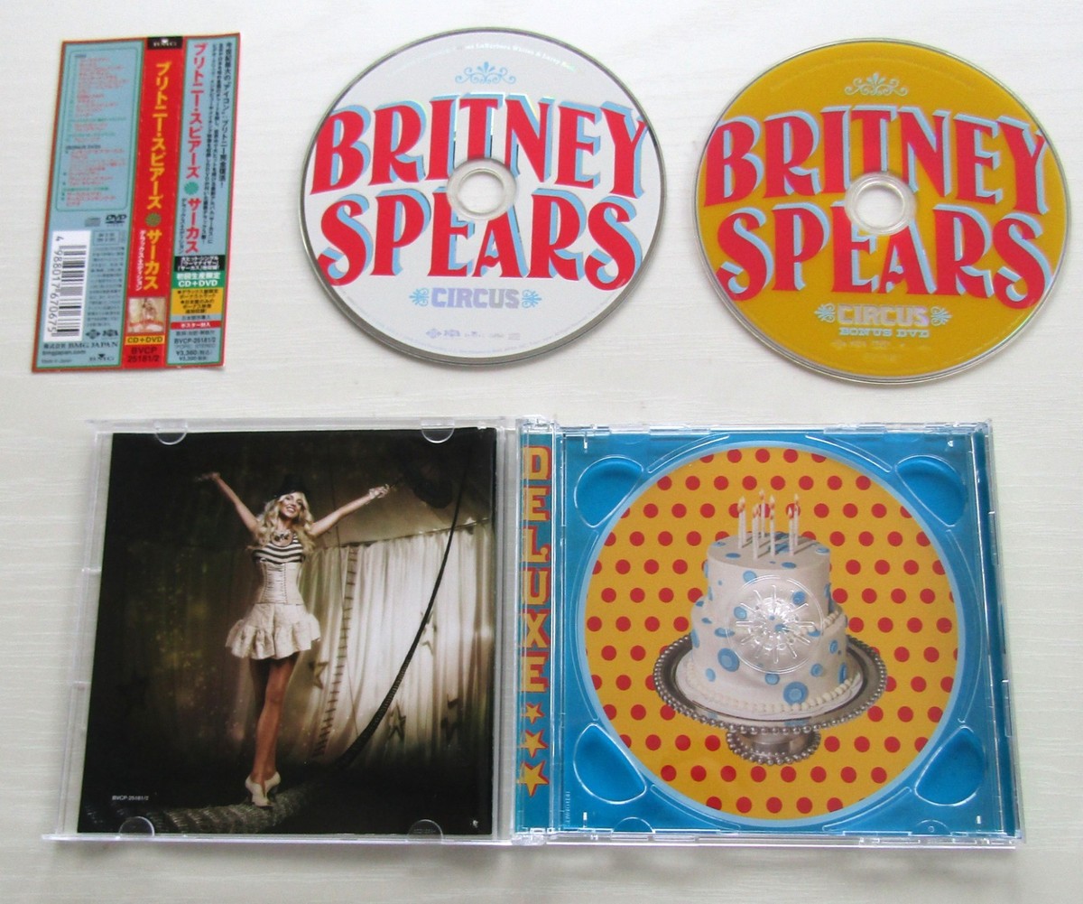 Britney Spears CIRCUS Deluxe Edition CD & DVD w/ Mini Poster Japan