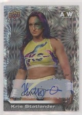 2022 Upper Deck AEW All Elite Wrestling Pyro 10/25 Kris Statlander #35 Auto 0n3v