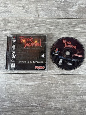 Tecmo's Deception: Invitation to Darkness PS1 PlayStation CIB (WATER DAMAGED)