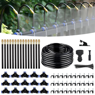 #ad #ad Greenhouse Drip Irrigation Kit Automatic Garden Watering System Quick Conne... $30.80