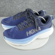 Hoka One One Bondi 8 Shoes Mens Size 11.5 Blue Running Sneakers 1123202 OSAA