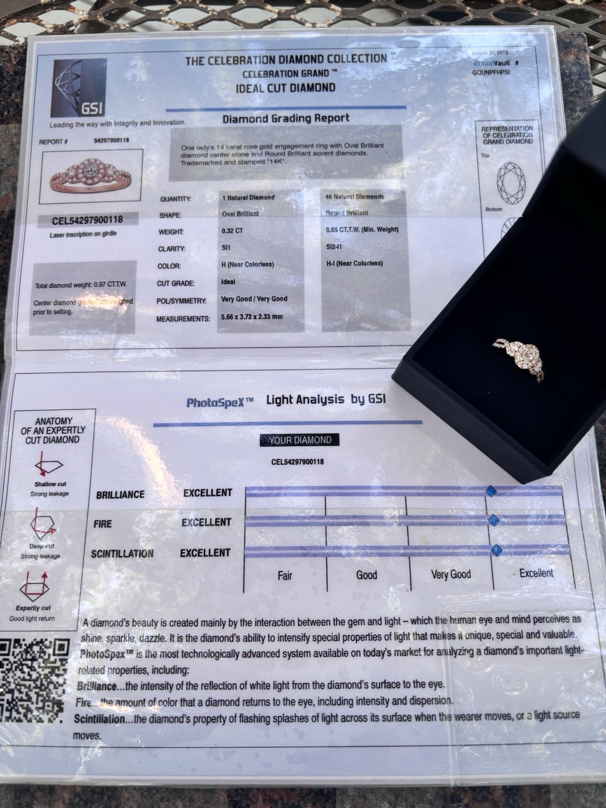 14K Rose Gold Ideal Cut Diamond Engagement Ring