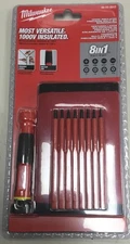 Milwaukee 48-22-2217 8-in-1 1000V Insulated Precision Multi-Bit Screwdriver Set