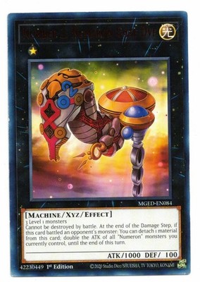 Yu-Gi-Oh Card: Number 2: Numeron Gate Dve MGED-EN084 Rare 1st Edition! NM