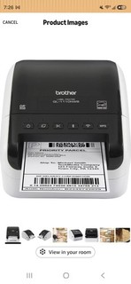 Brother QL 1110NWB Wide Format Postage and Barcode Professional Thermal Label