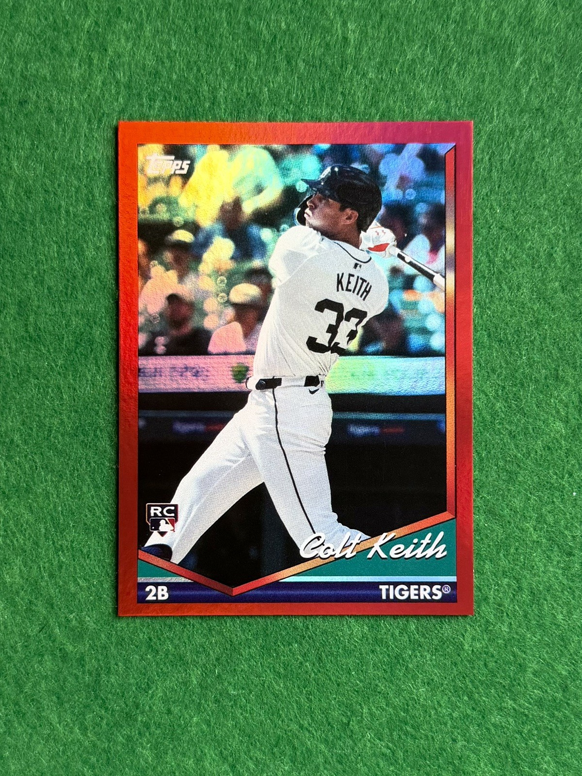 COLT KEITH 2024 TOPPS ARCHIVES ROOKIE RED FOIL /50 #272 TIGERS